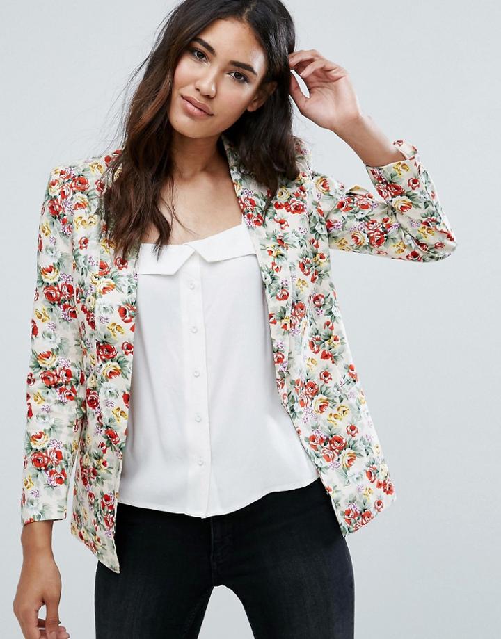 Unique 21 Floral Tailored Blazer - Multi