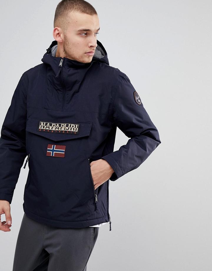 Napapijri Rainforest Pocket Jacket In Navy - Blue