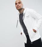 Sixth June Logo Hoodie In White Exclusive To Asos - White