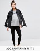 Asos Maternity Petite Full Length Legging - Black