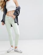 Lee Jodee Mid Rise Super Skinny Jeans - Green