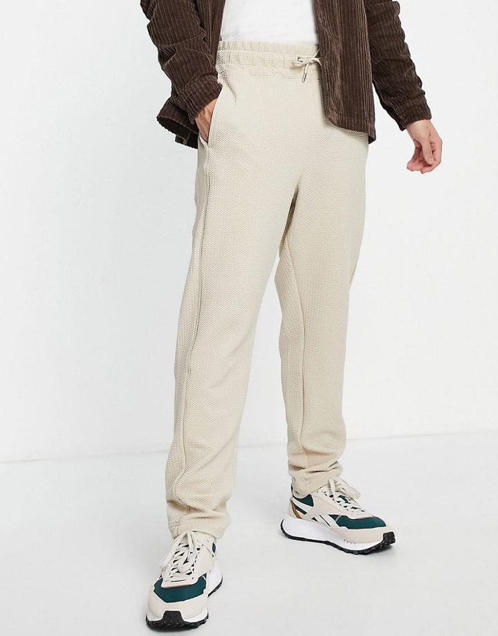 Topman Coordinating Sweatpants In Ecru-neutral