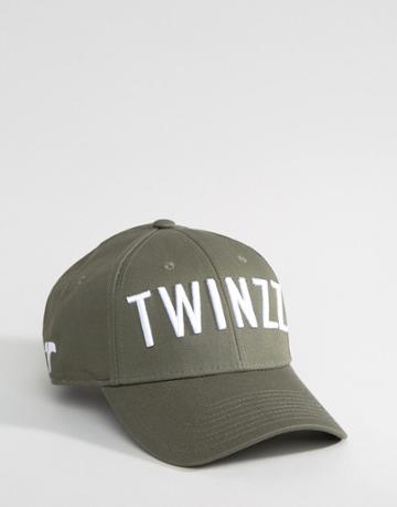 Twinzz Baseball Cap In Camo - Green