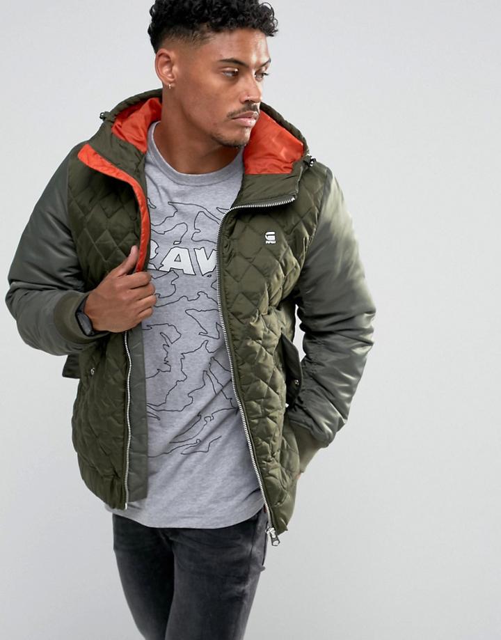 G-star Meefic Puffer Jacket - Green