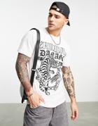 Criminal Damage Twin Tigers T-shirt In White