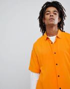 Mennace Shirt In Orange - Orange