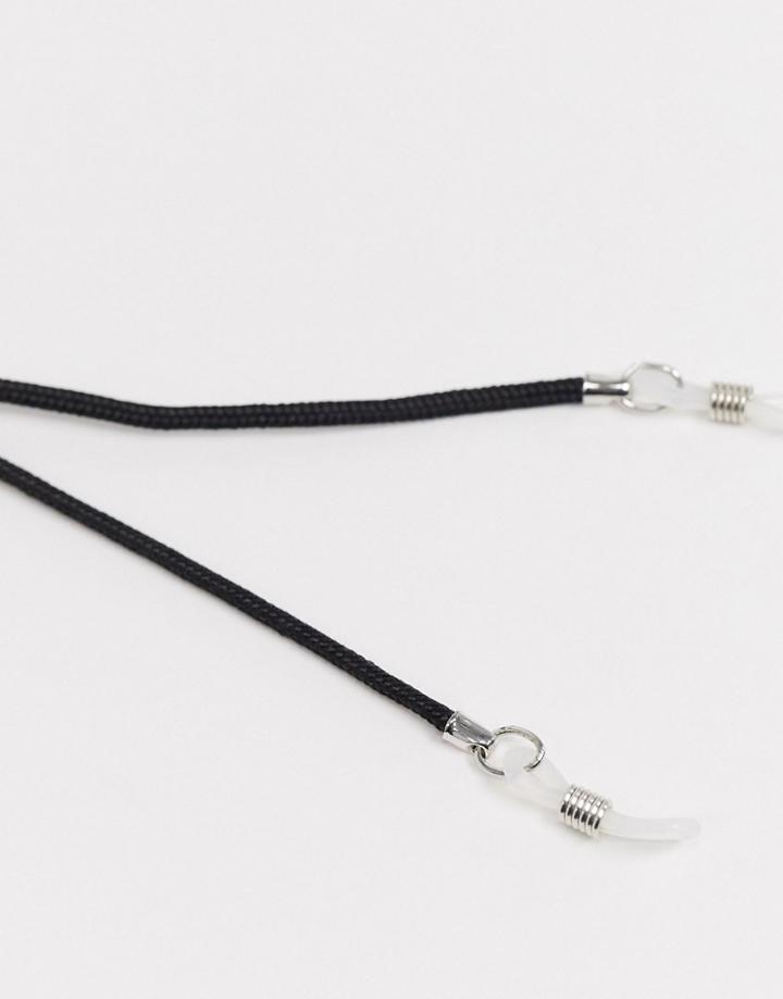 Asos Design 2.5mm Sunglasses Cord In Black