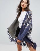 Oeuvre Poncho - Blue