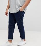 Asos Design Plus Slim Jeans In Indigo-blue