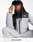 The North Face Saikuru Cropped Jacket In Gray - Exclusive To Asos-grey