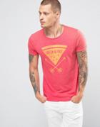 Scotch And Soda Printed T-shirt - Pink