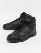 Reebok Ex-o-fit Hi Top Sneakers In Black