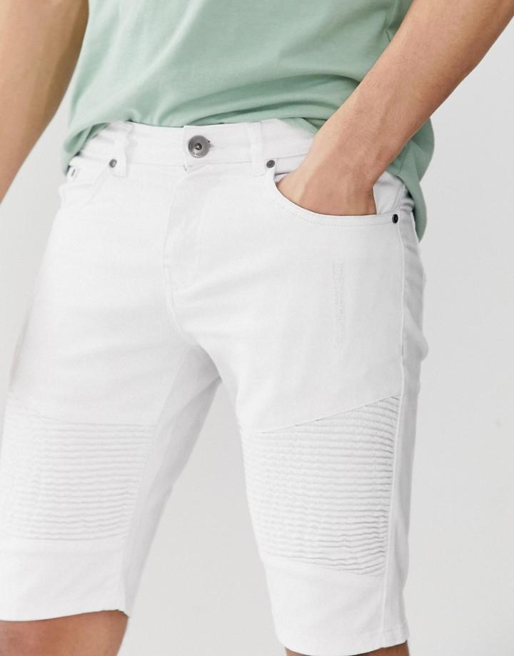 Apt Dean Biker Shorts - White