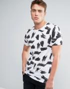 Jack & Jones All Over Logo Print T-shirt - White