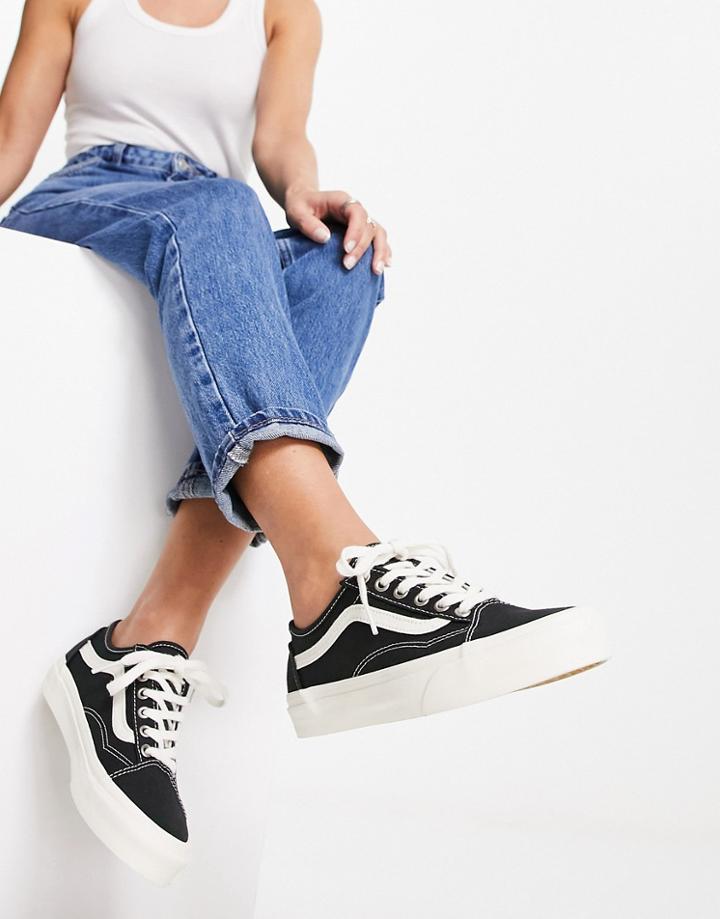 Vans Theory Old Skool Tapered Sneakers In Black/white