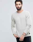 Only & Sons Textured Knitted Sweater - Beige