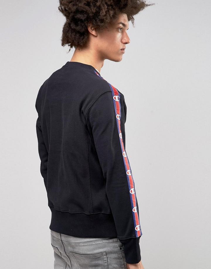 Champion Sweatshirt With Script Logo - Black