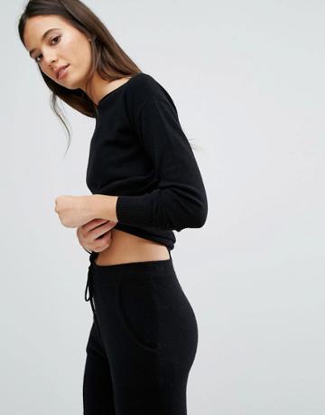 Les 100 Ciels Cashmere Sweater - Black