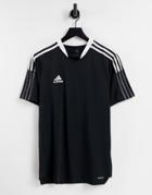 Adidas Soccer Tiro 21 T-shirt In Black