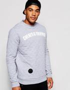 Cheats & Thieves Quilted Crew Sweat - Gray