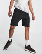Only & Sons Organic Cotton Washed Jersey Short In Black - Part Of A Set
