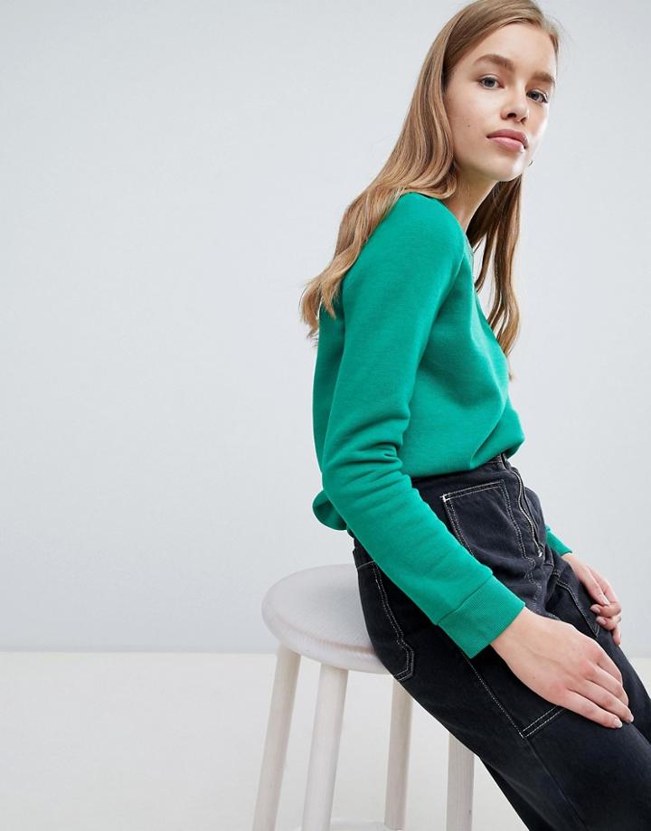 Brave Soul Duke Sweatshirt - Green
