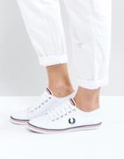 Fred Perry Kingston Twill Sneaker - White