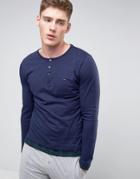 Tommy Hilfiger Icon Long Sleeve Top In Navy - Navy