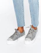 Miss Kg Loco Flatform Sneakers - Gray