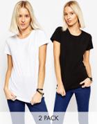 Asos The Ultimate Crew Neck T-shirt 2 Pack Save 15%