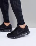 Nike Running Air Max 2017 Sneakers In Black 849559-004