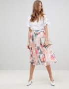 Y.a.s Printed Full Skirt Two-piece-multi