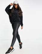 Adidas Originals Leggings In Black With Gold Logo