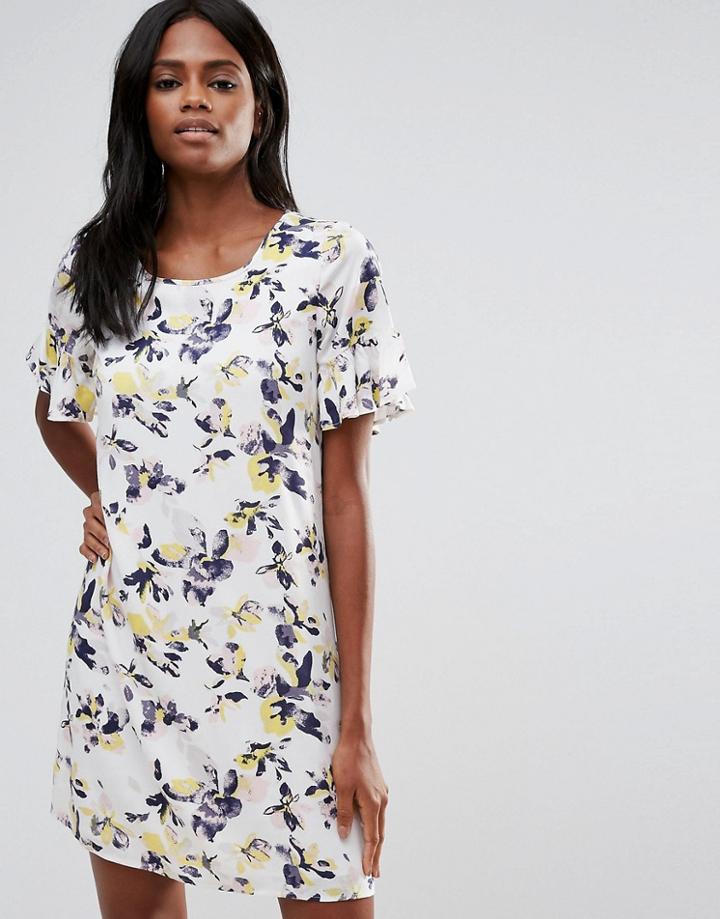 Vila Floral Smock Dress - Multi
