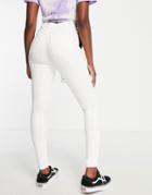 New Look Lift And Shape Skinny Jeans In White