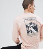 The North Face Exclusive To Asos Long Sleeve North Faces T-shirt In Pink - Pink