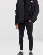 Cheap Monday Him Spray Super Skinny Jeans In Black Terra - Black