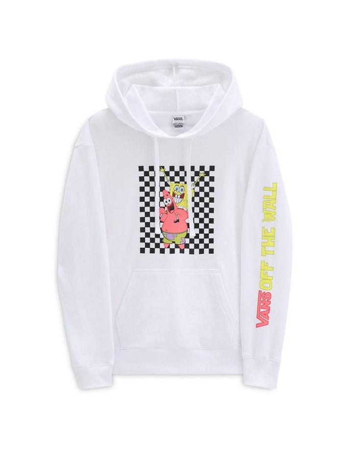Vans X Spongebob Best Buddies Hoodie In White