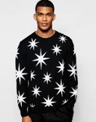 Love Moschino Star Sweater - Black