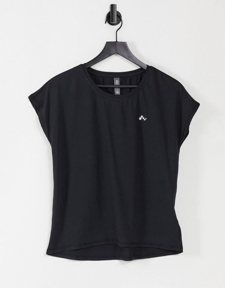 Only Play Loose Training T-shirt With Short Sleeves In Black