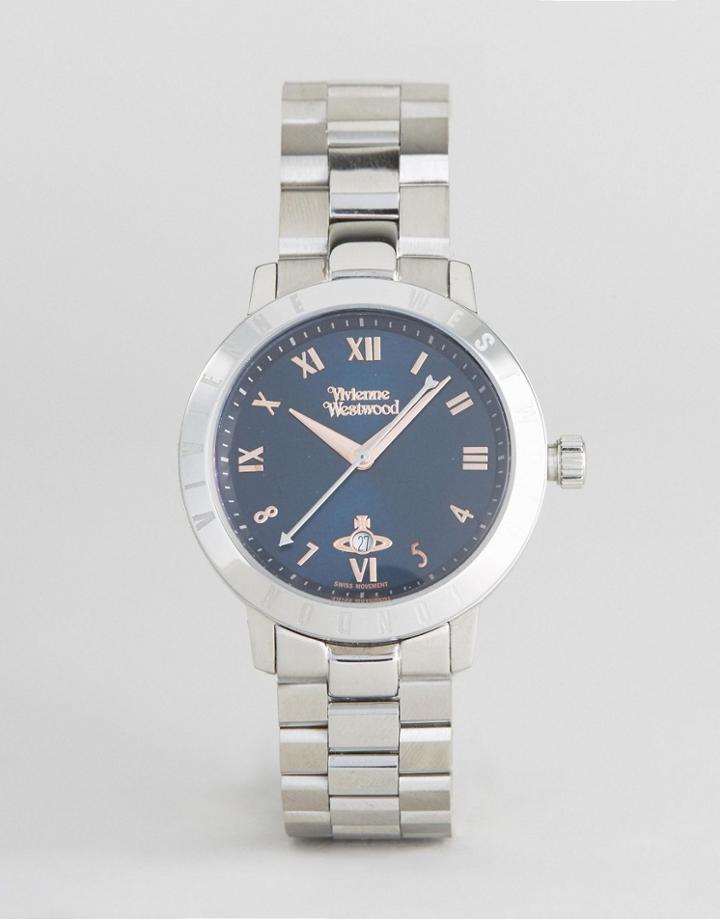 Vivienne Westwood Vv152nvsl Bracelet Watch In Silver - Silver
