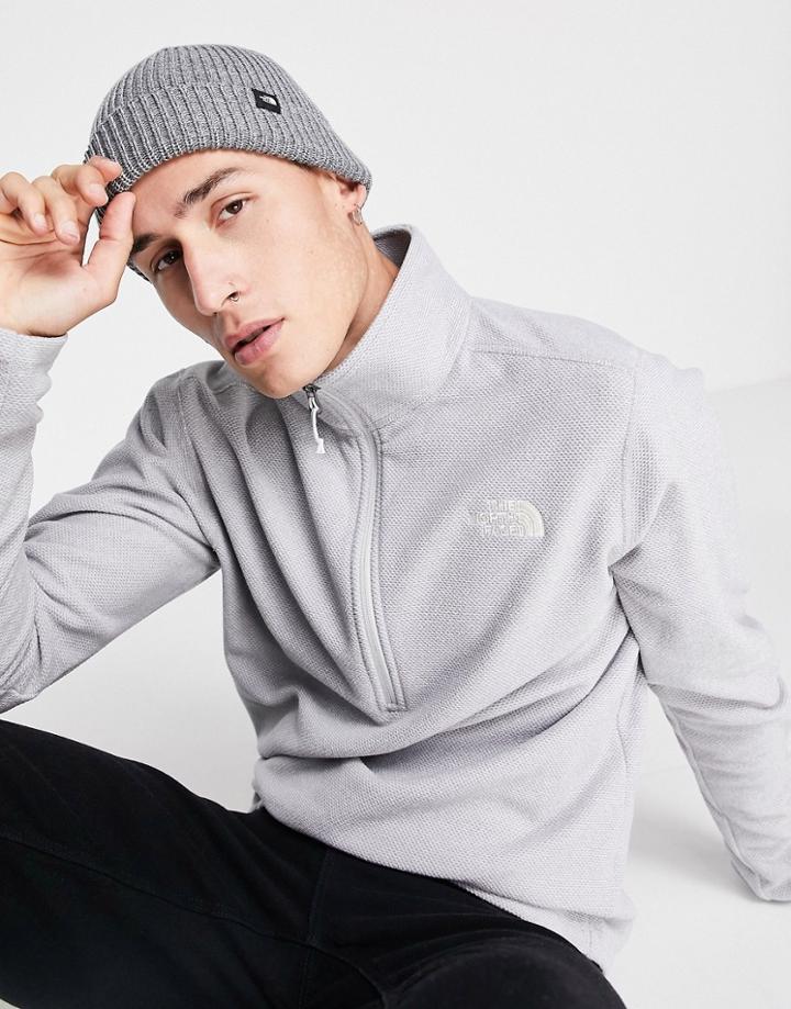 The North Face Fisherman Beanie In Gray-grey