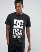 Dc Usa Stack T-shirt - Black