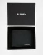 Diesel Hiresh Xs Leather Wallet - Black