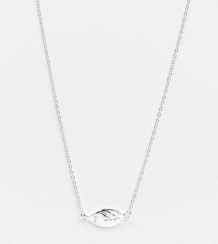 Kingsley Ryan Necklace In Sterling Silver With Feather Pendant