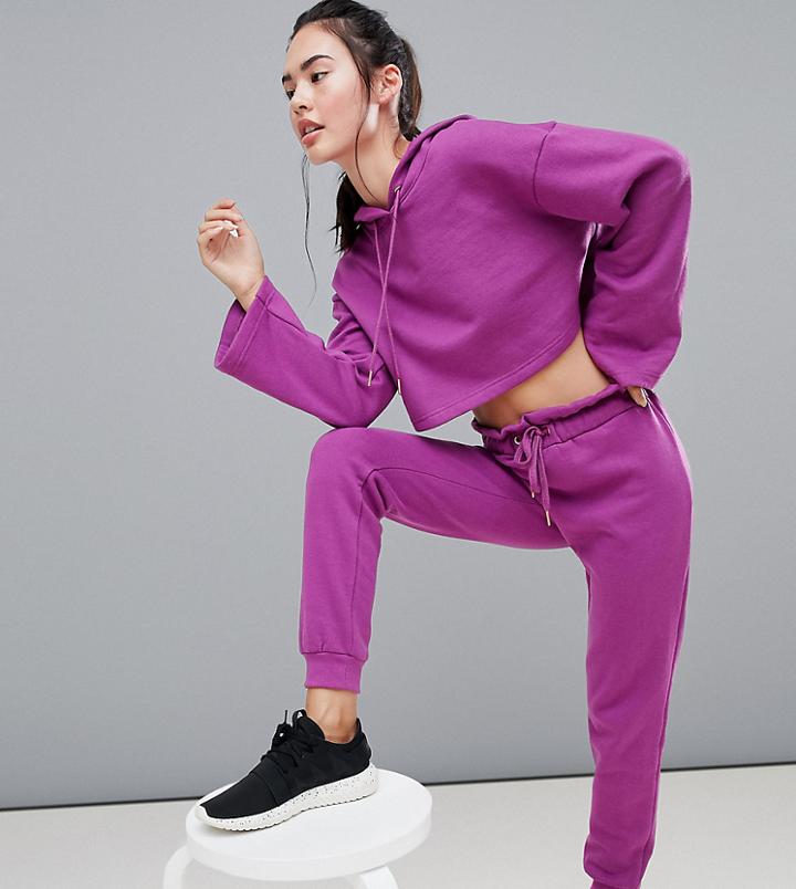 South Beach Paperbag Joggers In Purple - Purple