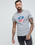 New Era Nfl Shield T-shirt In Gray - Gray