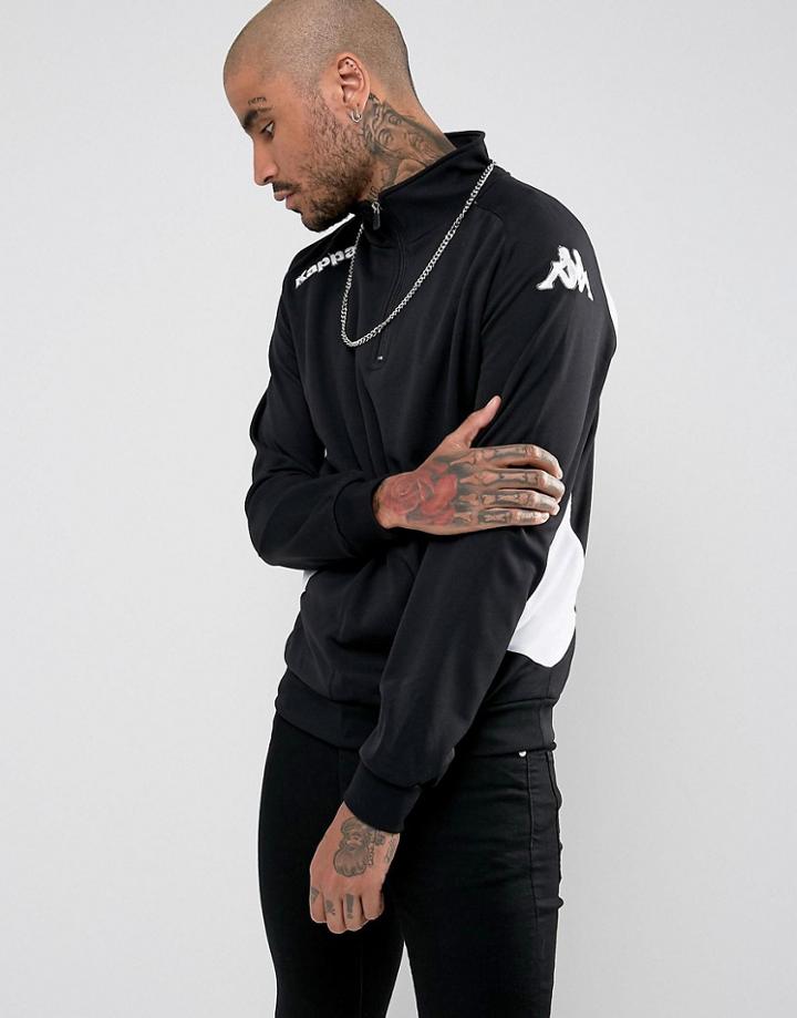 Kappa Foligno Training Sport Half Zip Sweatshirt - Black