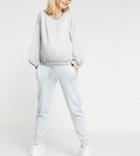 Lindex Mom Exclusive Jo Organic Cotton Fleece Sweatpants In Blue