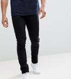 Asos Design Tall Skinny Jeans In Black - Black